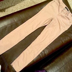 Size 0 Aeropostale light blush color  high waisted jeggings